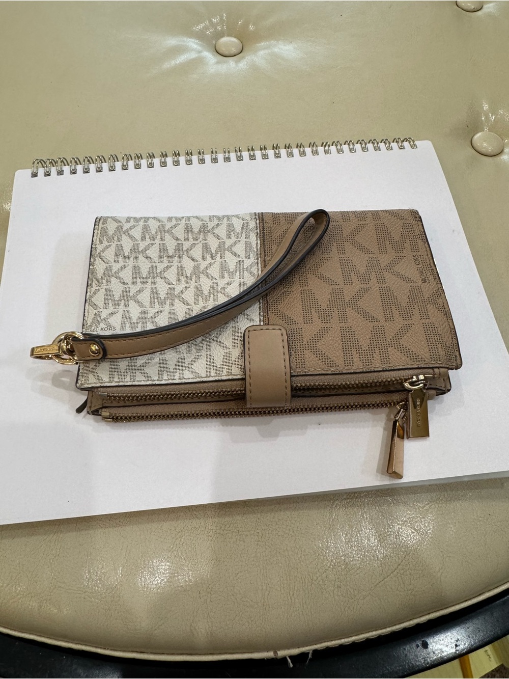 Michael Kors Double Zip Wristlet
